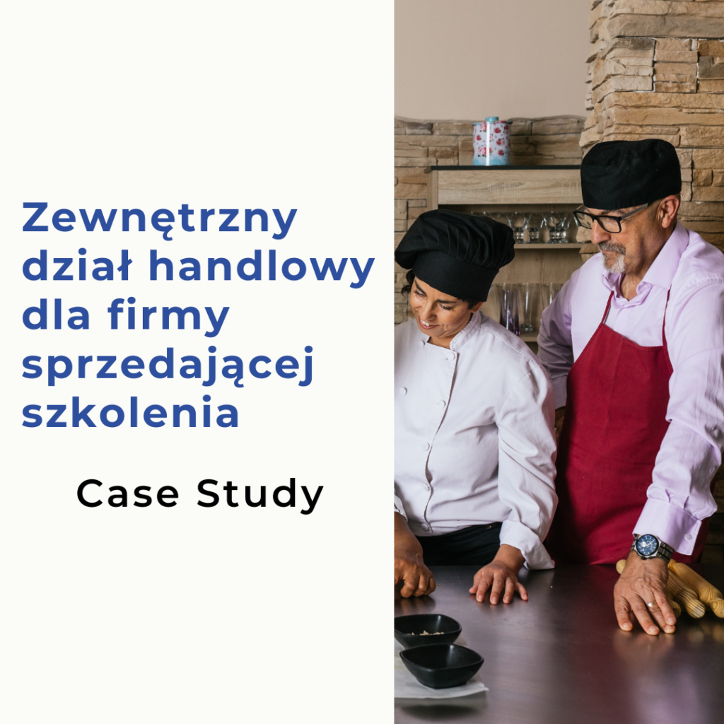 Zewnętrzny dział handlowy dla firmy sprzedającej szkolenia – case study współpracy
